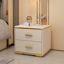 YICHANG Smart Bedside Table With Safe Box Bedside Cabinet With Safe Box Fingerprint Light / USB