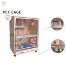 2021 Cat wood solid Cage Chinchilla ecological board pet air conditioning villa blind date cabinet