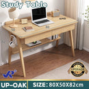 JR Solid Wood Study Table With Drawer Home Computer Table Simple Writing Study Desk