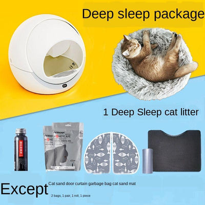 Electric Petree Intelligent Induction Automatic Cleaning Litter Basin Cat Toilet Shovel Deodorant