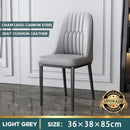 Nordic Flannel Dining Chair Living Room Leisure Chair Home Gold Leg Dining Chair Modern Hotel Chair