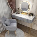 SEVEN Kiwifruit Nordic Dressing Table Bedroom Modern Simple Net Red Ins Style Marble Dressing Table