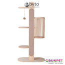RUNPET Cat Condo Tree Climbing Solid Rack Wood Nest Integrated Limolimo Popsicle Large Japanese Net