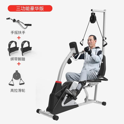 Exercise Bike Rehabilitation Bicycle Elderly Horizontal Fitness Bike Household Magnetic Control