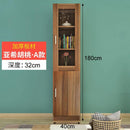 Bookcase Combination Simple Modern Living Room with Door Cabinet Glass Door Bookcase Economical