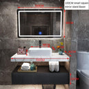 Nordic Double-decker Iron Bathroom Cabinet Modern Marble Washbasin Cabinet Combination Bathroom