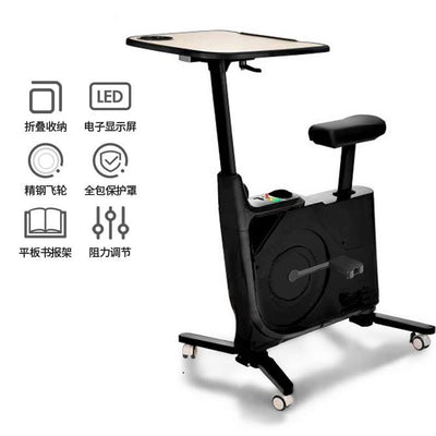 Foldable Indoor Stationary Bike Spin Bike Indoor Cycling Home Exercise Bike Magnetic Control Mute