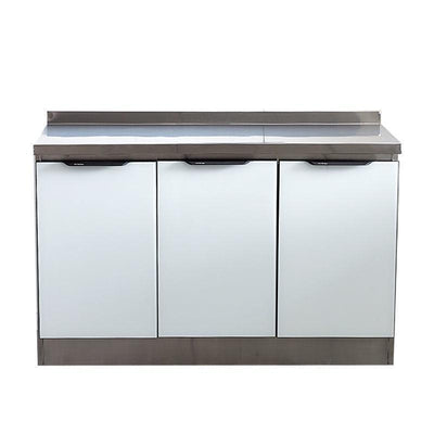 Kitchen Cabinet Sink Cabinet Stainless Steel Simple Assembly Cupboard Kitchen Stove Cabinet Kitchen