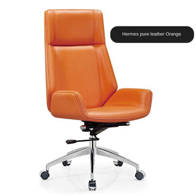 Reclining Computer Chair Office Chair With Emulsion Seat Backrest Ergonomic Massage Chair Home