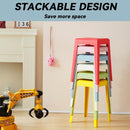 【Buy 3 Get 1 Free】Plastic Stackable Stool Household Thickened Dining Stool Simple Square Stool