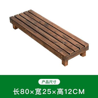 Flower Stand Solid Wood Plant Rack Outdoor Step Flower Rack Balcony Plant Stand