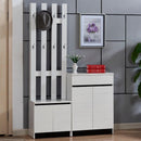 Cabinet Household Door Simple Modern Entrance Hall Hanging Coat Rack Large Capacity Partition Shoe