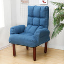 Chair Omlin Office Lazy Sofa Computer Chair Japanese Folding Reclining Chair Single Cloth Sofa 【In