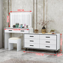 SENBIJU Internet Dresser Bedroom Modern Simple Celebrity Ins Style Makeup Table Small Apartment