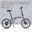 Hito X6 20/22 Inch Foldable Bicycle Shimano 7-speed Variable Speed Bicycle Ultra-light Aluminum