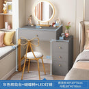 YICHANG Dressing Table With Mirror Light Luxury Style Vanity Table Bedroom Makeup Table With LED