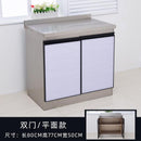 Stainless steel cabinet thickened kitchen stove sink cabinet