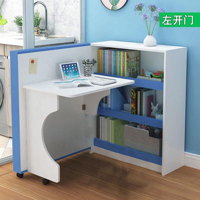 SENBIJU Creative Children's Desk Rotating Folding Table Bookcase Combination One Writing Simple