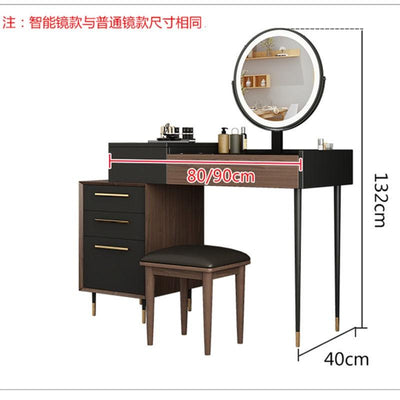 Modern Chinese Dressing Table Bedroom Simple Small Apartment Dressing Table Integrated Storage