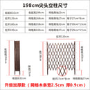 Wooden Fence Anti-corrosion Carbonized Retractable Wooden Fence Yard Fence Durable And Stable Yard