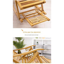 Sleeping Reclining Folding Lunch Break Free Household Balcony Leisure Elderly Bamboo Fu-shaped