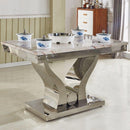 Of Table And Chair Combination Marble Minimalist Dining Modern Living Room Dining Table And 6 Dining