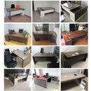 Office 2021 Single Table Boss's Simple Modern with Double Cabinet and Chair Combination President's