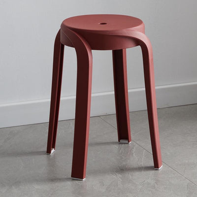 【Buy 3 Free 1】Nordic Dining Stool living room Small Stool Simple Plastic Stool Round Shape Stool