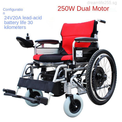 Electric wheelchair, electric foldable scooter for the elderly, intelligent four-wheel automatic