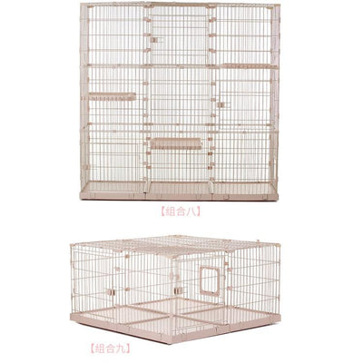 Boussac Assembly Chuangyi Free Cat Cage Plus Large Space Pet Shop Multi Cat Splicing Combination Pet