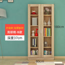 Simple Bookcase Combination Bookshelf Office Wooden Filing Cabinet