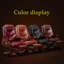 Special Offer Office Chair Leather Computer Chair Cowhide Swivel Boss Large Chair 7 Massage Spots