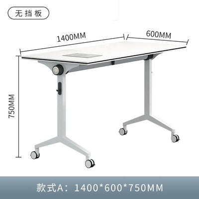 Folding Conference Tables And Chairs Combination Movable Desk