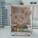 Hamster Cage Chinchilla Cabinet Totoro Cage Solid Wood Ecological Board Pet Cabinet Villa Chinchilla