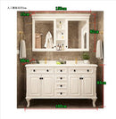 American Bathroom Cabinet Intelligent Mirror Cabinet Combination Bathroom Double Basin European Hand