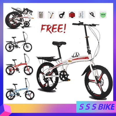 Phoenix Foldable Bicycle Shimano 7 Speed Variable Speed Folding Bike 20 Inch Folding Bicycle Ultra