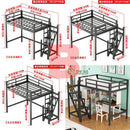 Loft Bed Frame Iron Bed Loft Bed Thickened Reinforced Material Loft Bed Apartment Student Dormitory