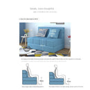 BEIMU Small Sofa Small Apartment Living Room 1.5m Double Sofa Multi-function Bed Sofa Bed Simple