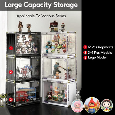 (Buy 3 Get 1 Free) Popmart Blind Box Display Box Lego Figurine Display Case Acrylic Display Box with