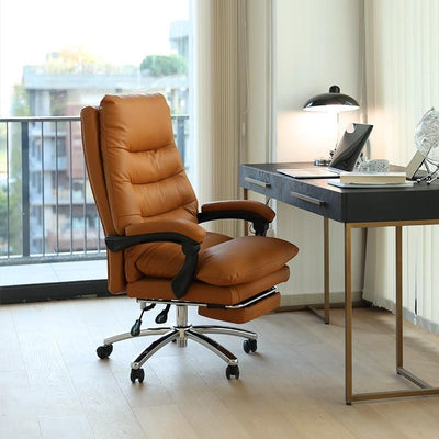 JUZHUXUAN leather Guquan boss chair business home comfortable waist protection office chair human