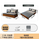 Kinbolee Foldable Room Sofa Bed Sofa Living Bed Small Dual-purpose Family Multifunctional 1.5m