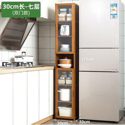 Side cabinet small size kitchen shelf storage cabinet living room wall family small family tea and