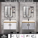 K.T Aluminum Alloy Mirror Cabinet Bathroom Cabinet Combination Small Cabinet Bathroom Integrated