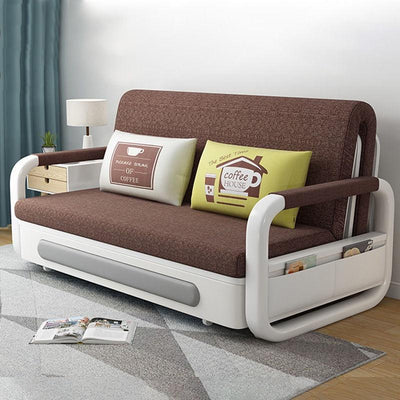 MH Foldable Sofa Bed Home Multifunctional Living Room Fabric Sofa With Storage Retractable Sofa Bed