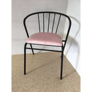 Ins Wind Chair Iron Gold Dining Chair Nordic Net Black Milk Tea Shop Table And Chair Combination