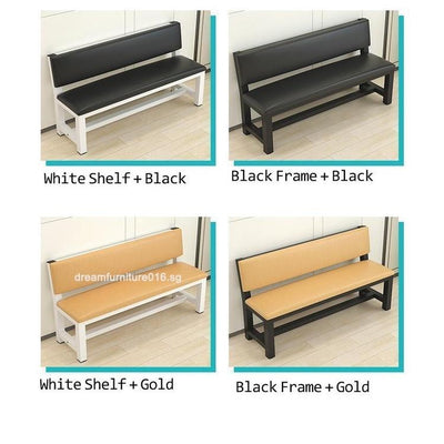 CONSIDER Dining Table Long Bench Gym Rest Stool Modern Household Shoe Rack Shoe Changing Stool Steel