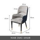 Luxury Dining Chair, Household Leisure Chair, Back, Hotel Sales Department, Reception, Negotiation,