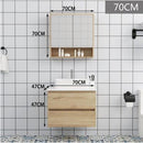 Kohler Solid Wood Wash Basin Mirror Cabinet Combination Water-Proof Hanging Bathroom Cabinet Modern