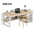 Computer Desk With Drawer Storage Writing Table For Home Office Study Desk Chair Set Solid Wood Desk