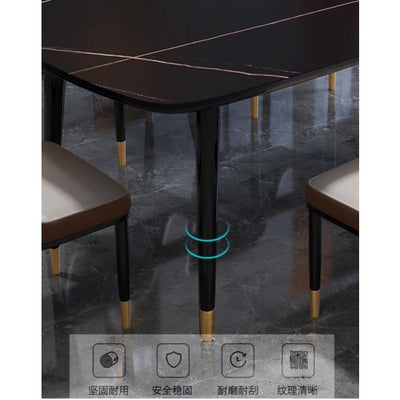 SEVEN Nordic Rock Board Dining Table Economical Small Apartment Light Luxury Home Small Table Modern